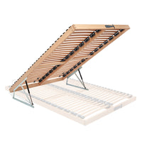Premium Second-Generation Ottoman Double Row Wooden Slatted Bed Base Kit - End Opening
