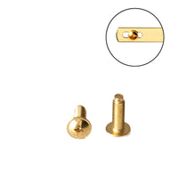 M8 x 25mm Mess Bolt for Linking Bars - Brass Plated