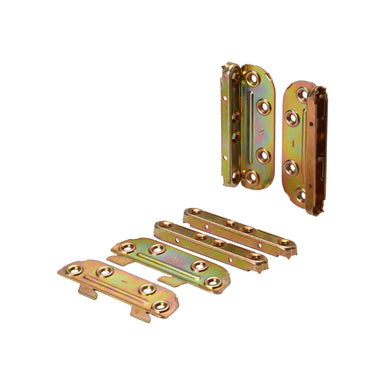 HS Bed Corner Brackets/ Fittings for 90 Degree Connection H:100mm