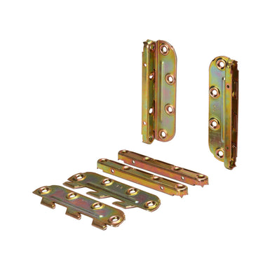 HS Bed Corner Brackets/ Fittings for 90 Degree Connection H:130mm