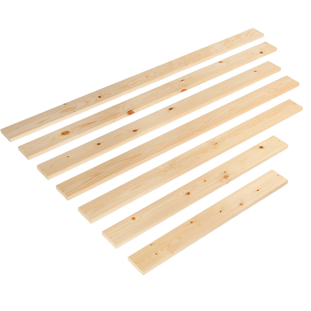 Individual Flat Pine Bed Slats - Beech Options