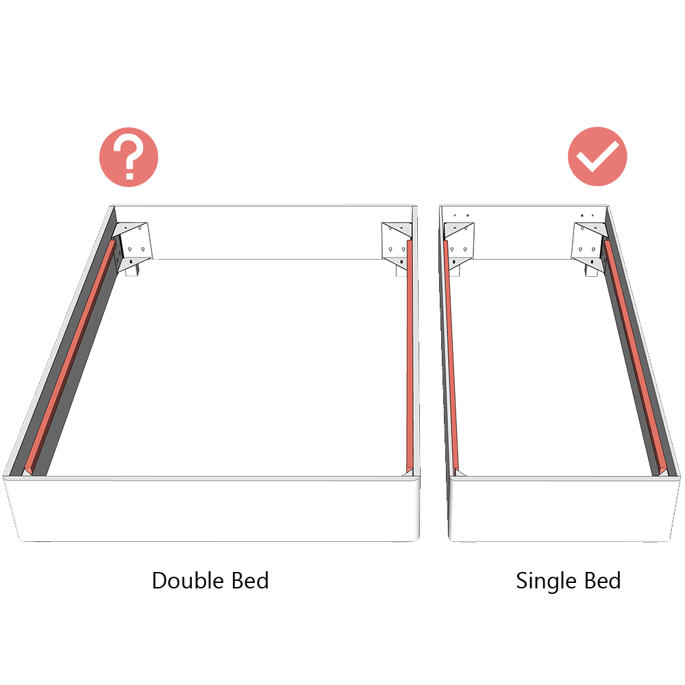 09 - Bed Without Centre Rail Support 