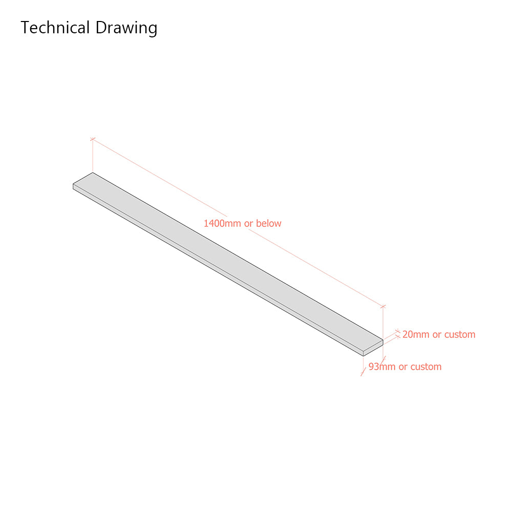 Pine Bed Slats for European Double 140cm Bed Frames - Individual