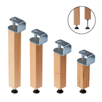 Adjustable Bed Centre Support Leg for W:30mm x H:40mm Central Rail