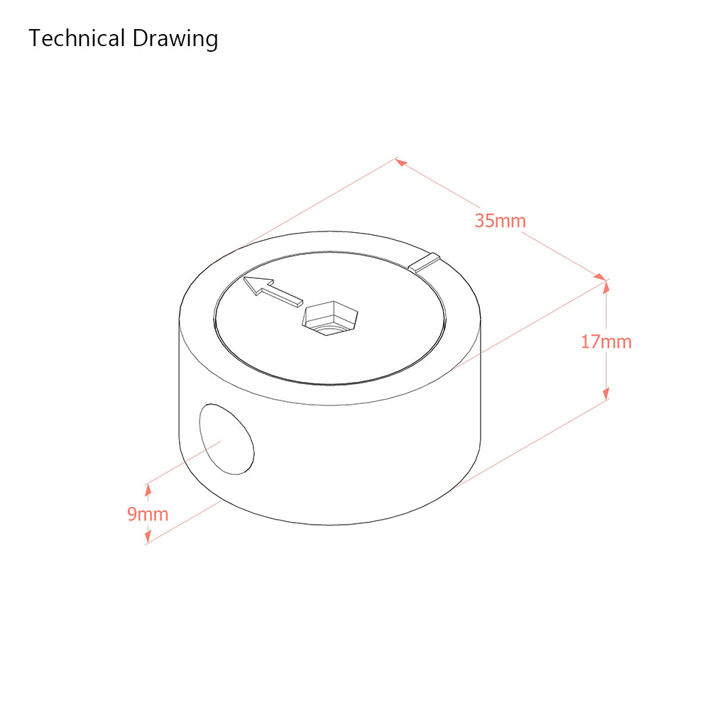 35mm Housing / Cam for Heavy Duty Connecting System