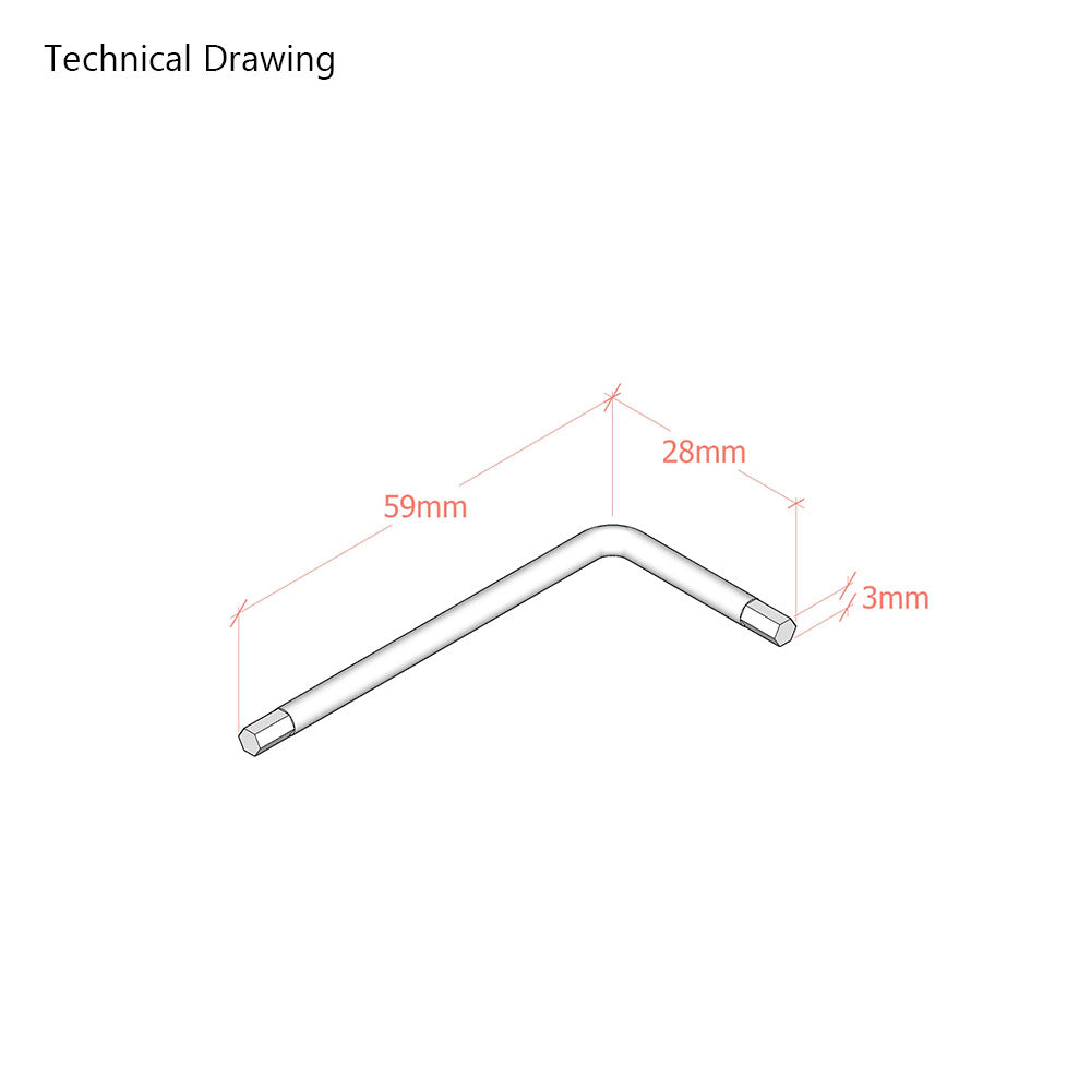 3mm/ SW3 Allen Key Hex Wrench