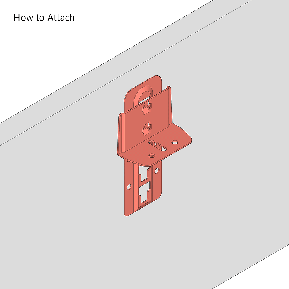 Adjustable Bed Support Brackets - Side Rails and Centre rail - 5 Positions