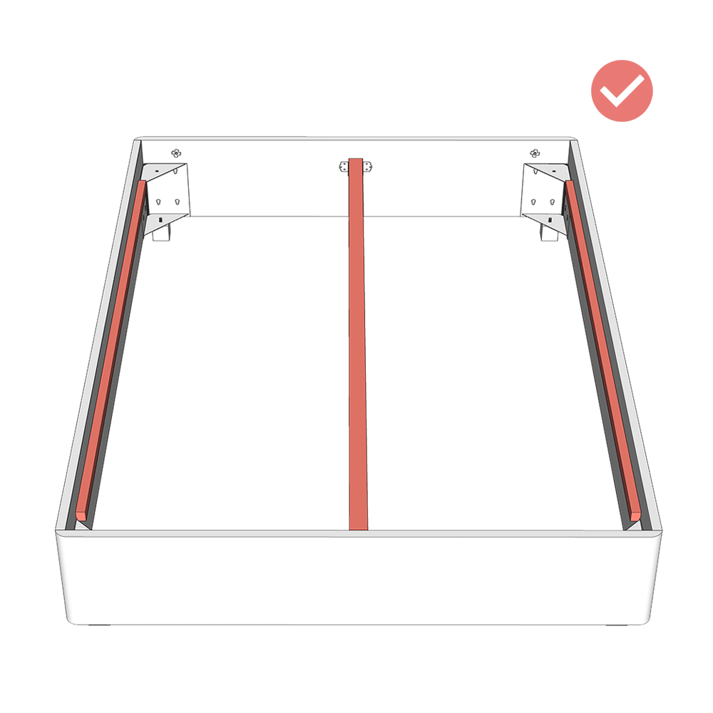 Elite Fourth-Generation | 3 Position Firmness Control | Drop-In Slatted Bed Base| Single Row