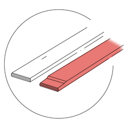 The Bed Slats Company – Extra Thick Sprung Beech Bed Slats – 63mm X 12mm X 1200mm (Pack Of 1)