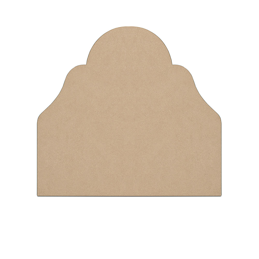 Conwy Ready-to-Upholster Headboard – Stepped Arch Silhouette