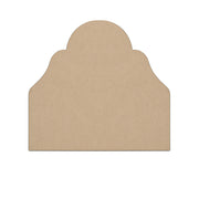 Conwy Ready-to-Upholster Headboard – Stepped Arch Silhouette