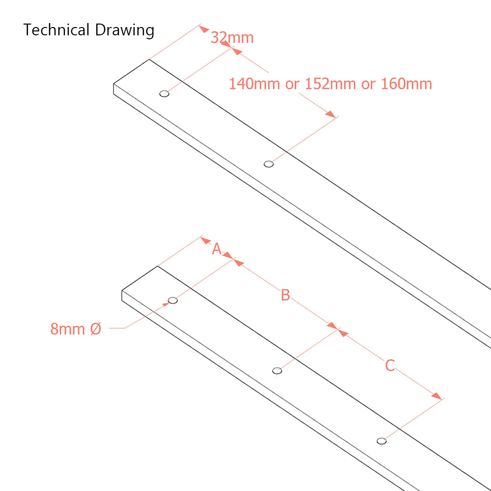 Premium Headboards Struts (Pair)