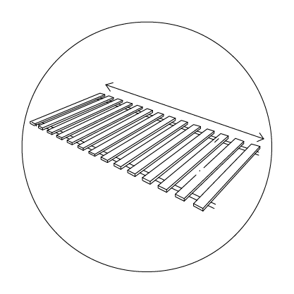 1860mm, 1950mm or CUSTOM LENGTH