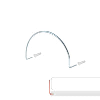 End Mounted Mattress Stoppers / Retainer Bar – Galvanized Finish (Pair)