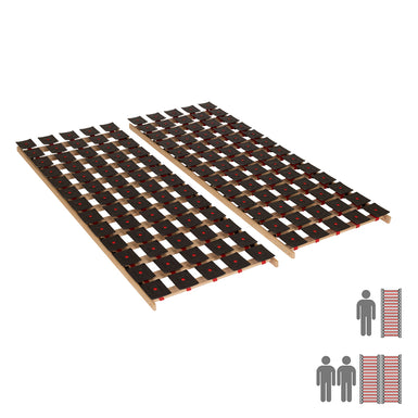 Ergonomic Bed Base with Adjustable Sleep Pods - Custom Pod System