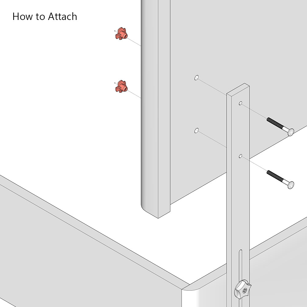 Fasteners and Fixings Kit for attaching Headboard Struts