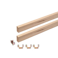 Heavy Duty Centre Support Rail Kit for Flat Bed Slats (Twin Pack)