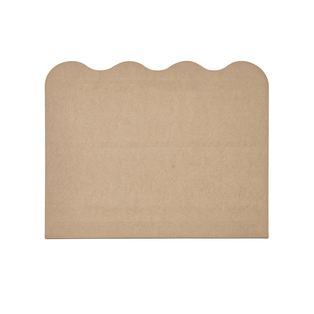 Kennet Ready to Upholster Headboard – Soft Scalloped Top Edge