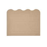 Kennet Ready to Upholster Headboard – Soft Scalloped Top Edge