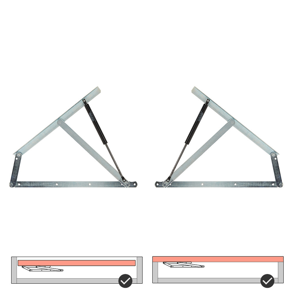 Lift-n-Store™ Large Premium Ottoman Lift Up Bed Hinge (Pair)