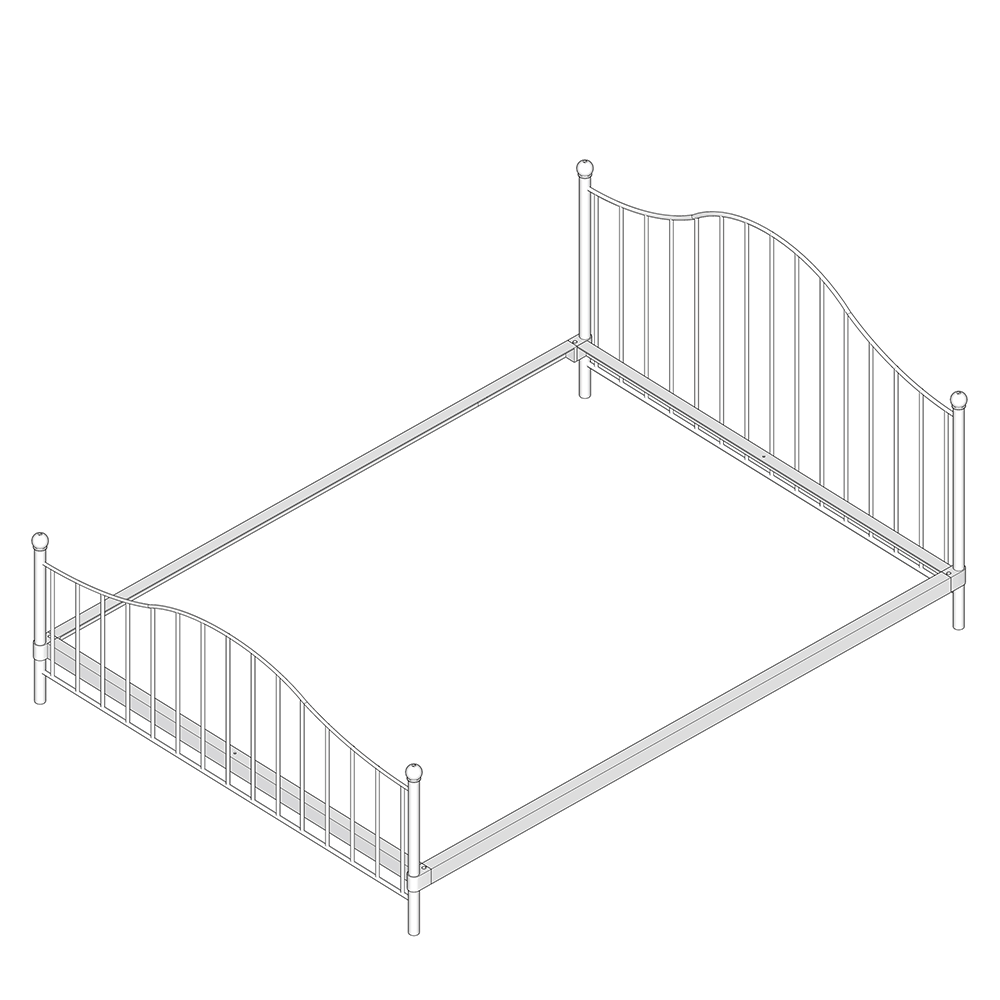 Locking Ledges for Flat Bed Slats