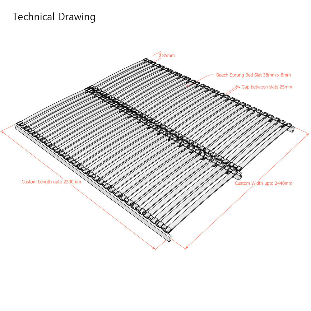 Luxury Third-Generation - Interactive Holders - Drop-In Slatted Bed Base