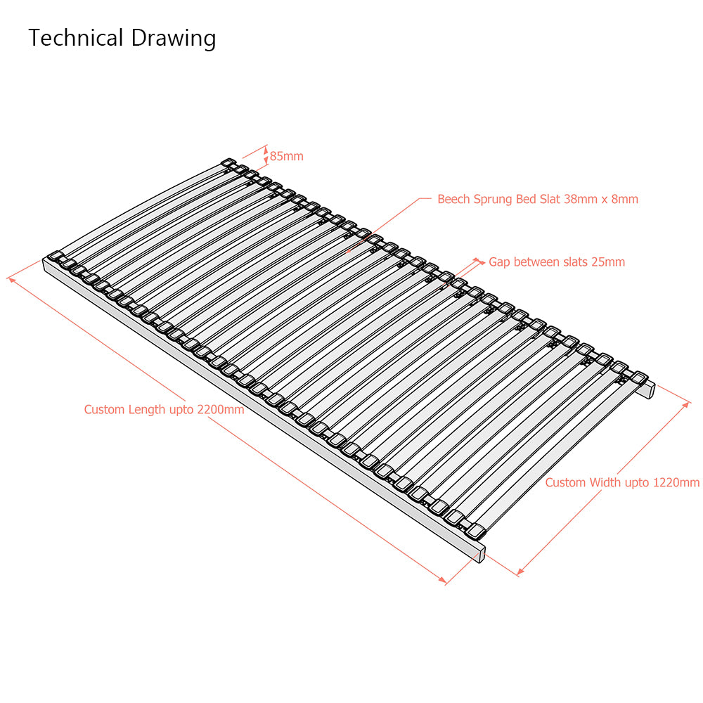 Luxury Third-Generation - Interactive Holders - Drop-In Slatted Bed Base