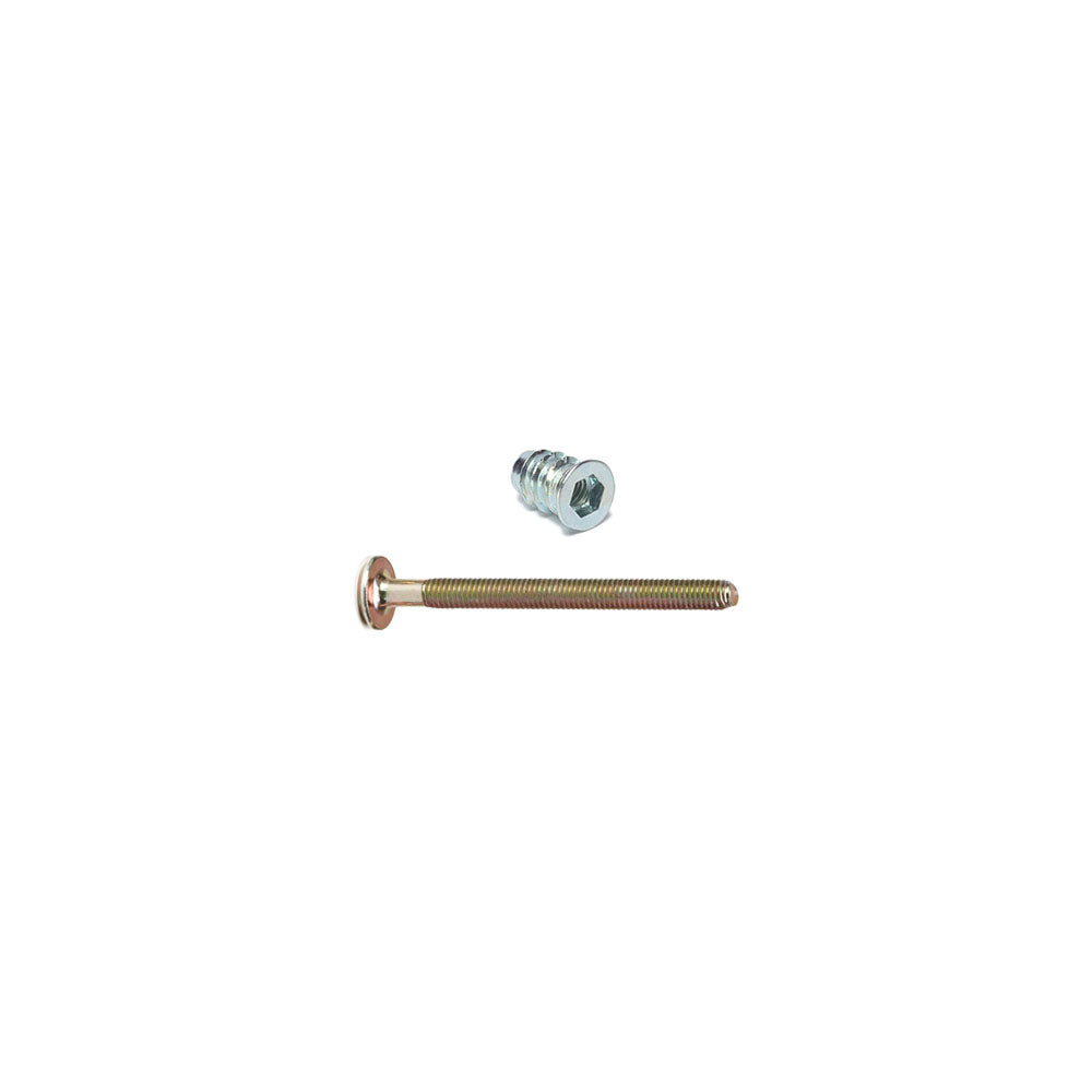 M6 Furniture Connector Bolts with Threaded Inserts