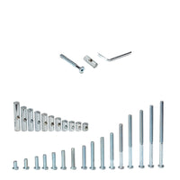Aopin Barrel Nuts Cross Dowels Slotted Nuts For Furniture Beds Crib Chairs M8 X 17mm 10pcs