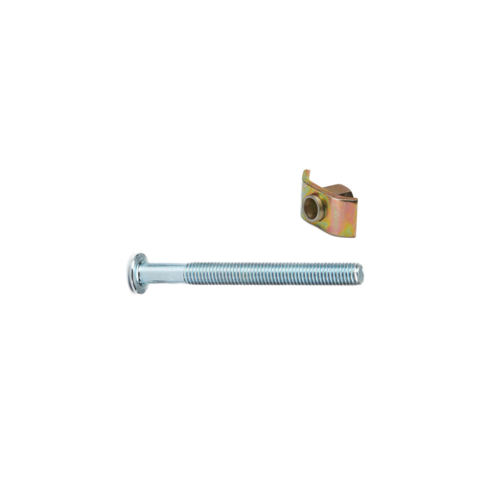 M8 Furniture Connector Bolts with Half Moon Washer with Integrated Nut