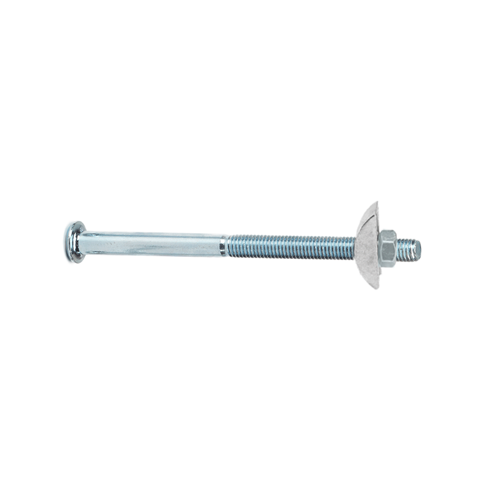 M8 Furniture Connector Bolts with Maxi Luna Washer and Hex Nut