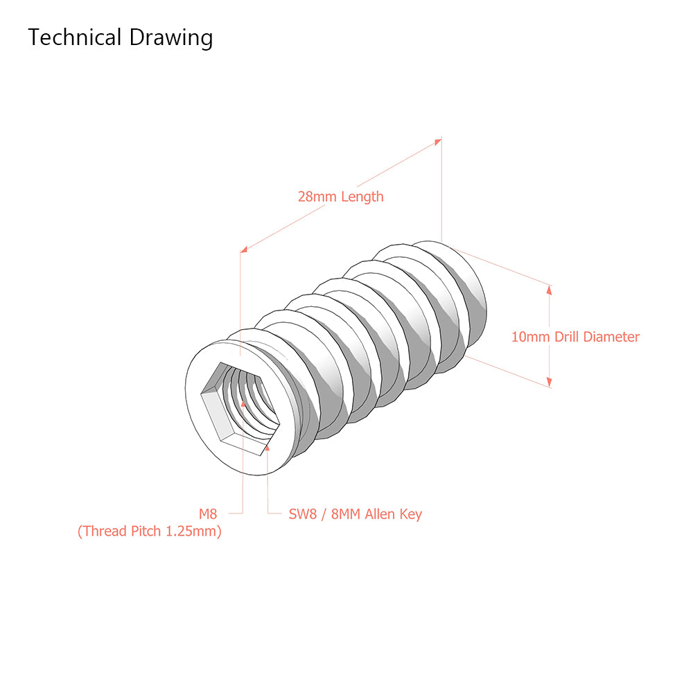 M8 Threaded Insert Dimensions at Evelyn Lowman blog