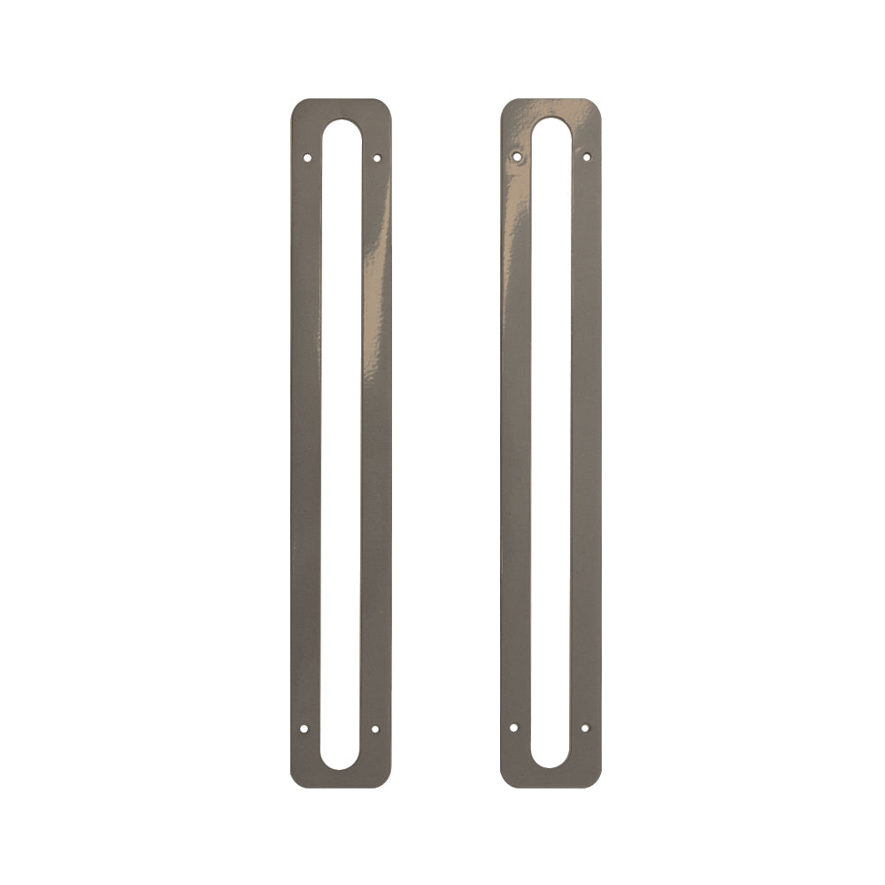 Metal Headboard Slot Trim for Bed-Mounted Headboards with 4 Attachment Holes