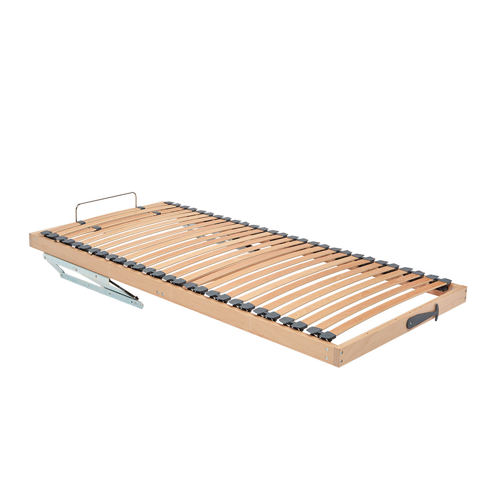 Premium Second-Generation Ottoman Single Row Wooden Slatted Bed Base Kit - End Opening