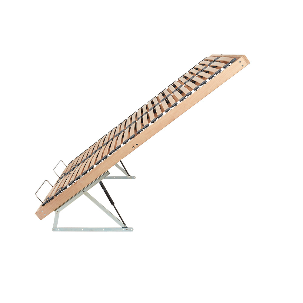 Premium Second-Generation Ottoman Double Row Wooden Slatted Bed Base Kit - End Opening