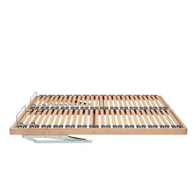 Premium Second-Generation Ottoman Double Row Wooden Slatted Bed Base Kit - End Opening