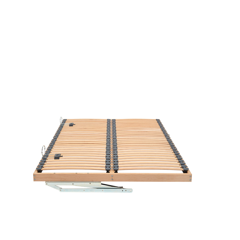 Premium Second-Generation Ottoman Double Row Wooden Slatted Bed Base Kit - Side Opening