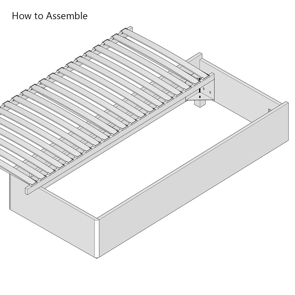 Radlett | Ready-to-Upholster Bed Frame | 3 Sided
