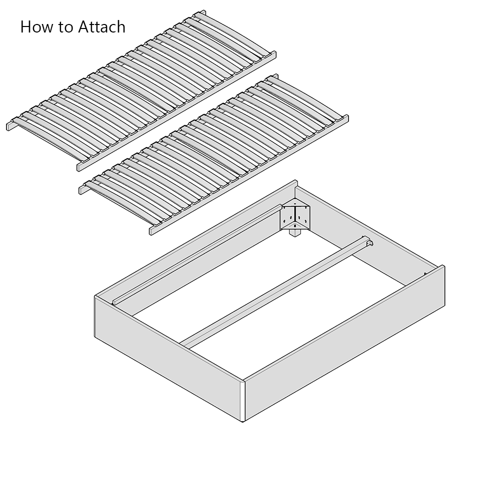 Radlett | Ready-to-Upholster Bed Frame | 3 Sided