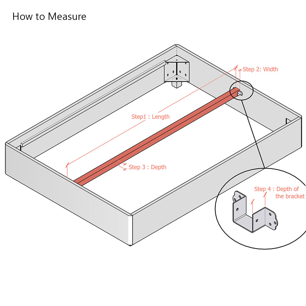 Replacement Bed Centre/ Mid Rail