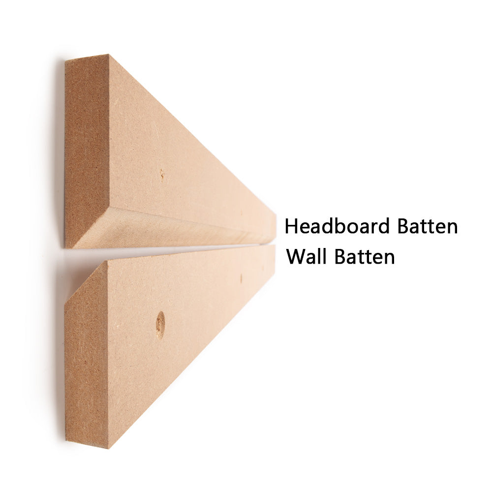 45 Degree Wooden Split Battens for Mounting Headboards
