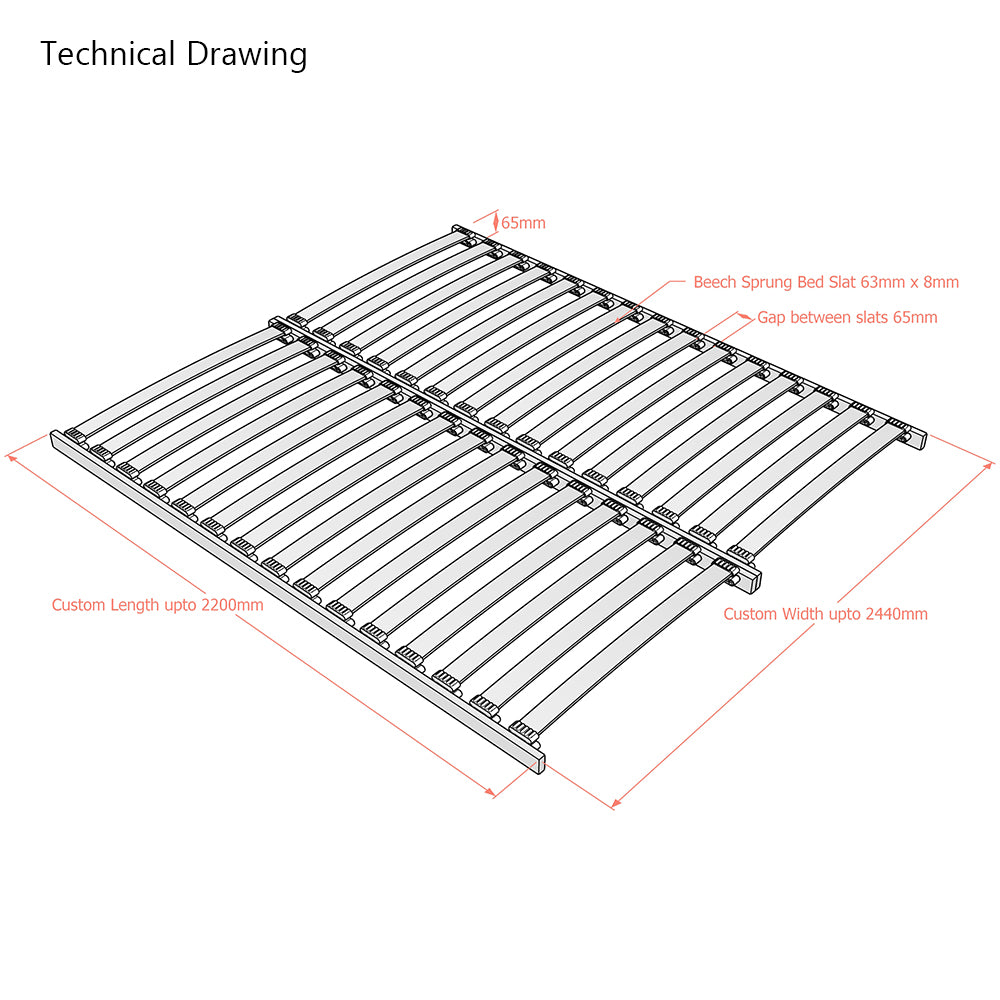 Standard | Drop-In Slatted Bed Base