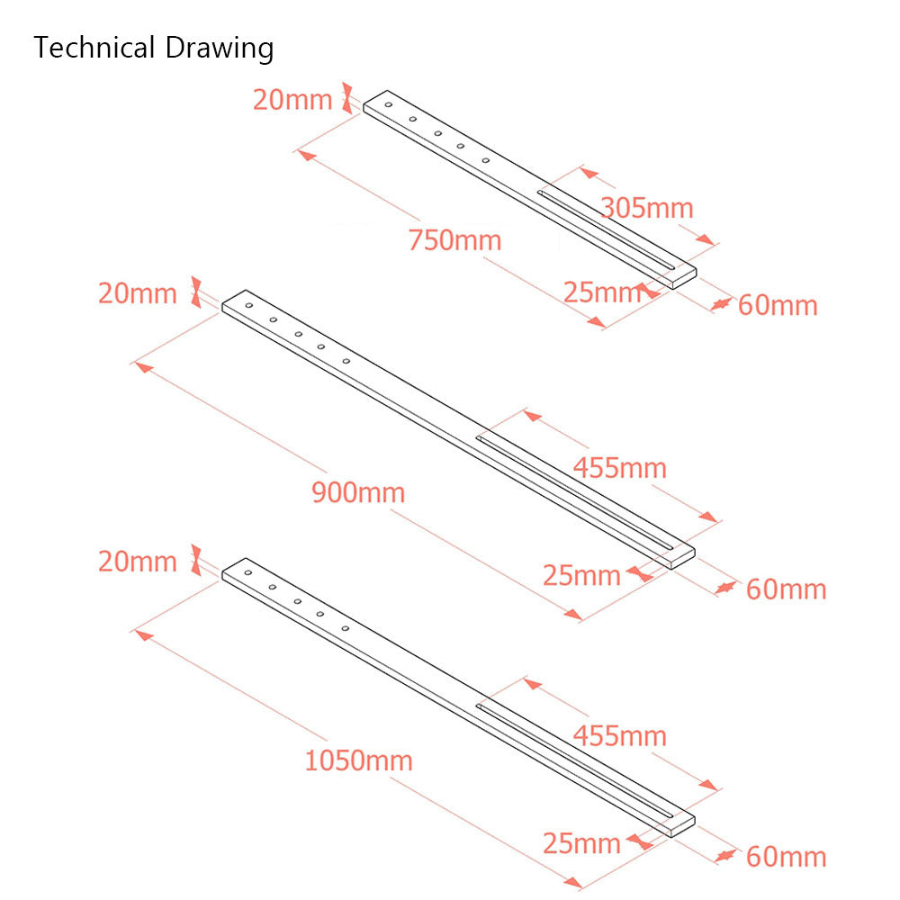 Multi-Height Adjustable Headboard Strut (Pair)