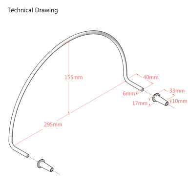 End Mounted Mattress Stoppers / Retainer Bar – Galvanized Finish