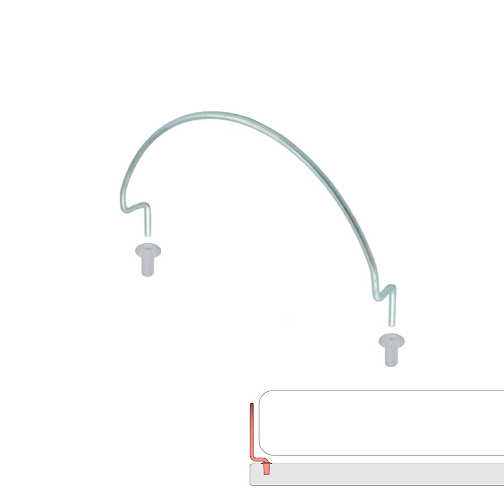 Top Mounted Mattress Stoppers / Retainer Bar – Galvanized Finish (Pair)