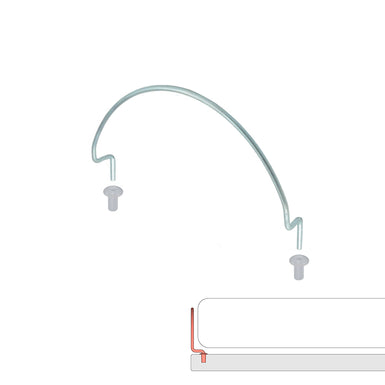 Top Mounted Mattress Stoppers / Retainer Bar – Galvanized Finish