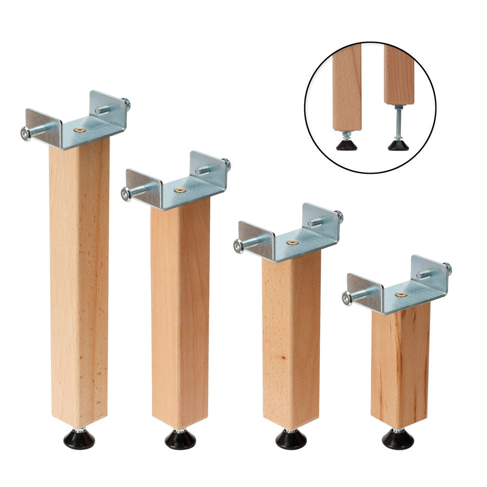 Replacement Centre Support Rail for Sprung Bed Slats - Solid Beech