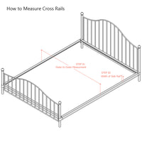 Heavy Duty Cross Rail Kits for Metal Beds