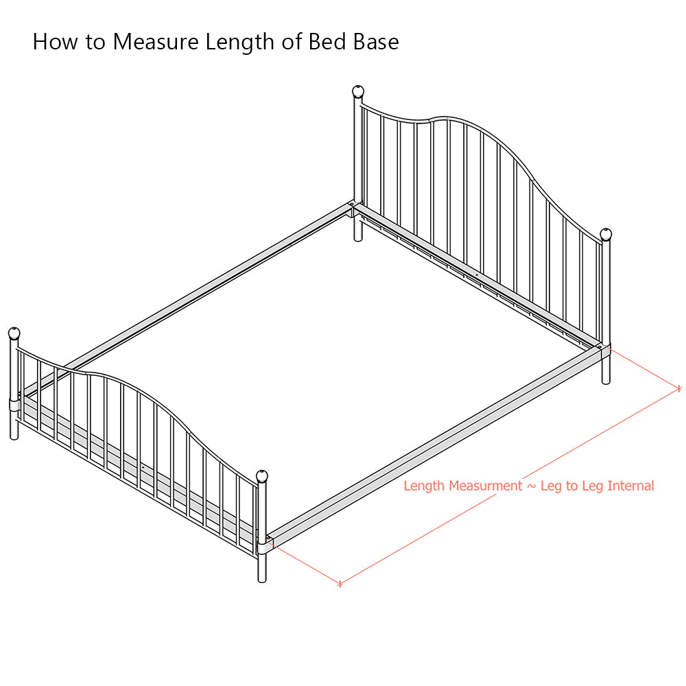 Heavy Duty Cross Rail Kits for Metal Beds