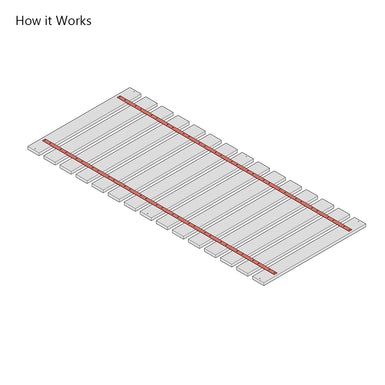 Replacement Webbing for Bed Slats (Pair)